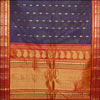 Gadwal Seiko Saree Rich pallu Navyblue Color (With Blouse)  MHS-9 - Click here to View more details about this Product